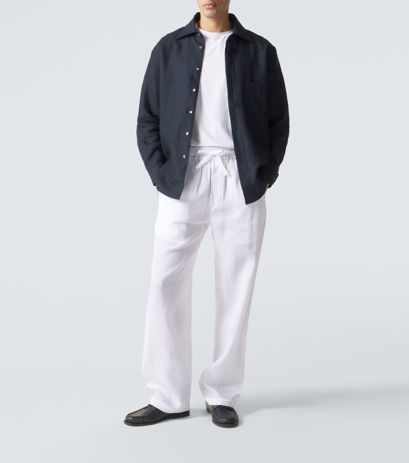 SAMAN AMEL Linen overshirt outlook