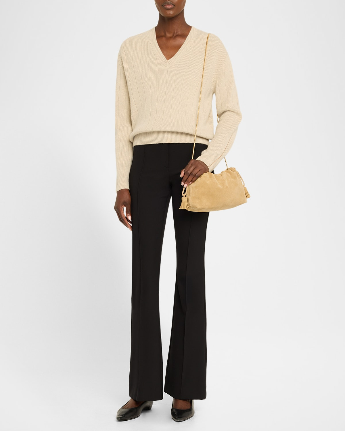 Stash Small Suede Shoulder Bag - 6