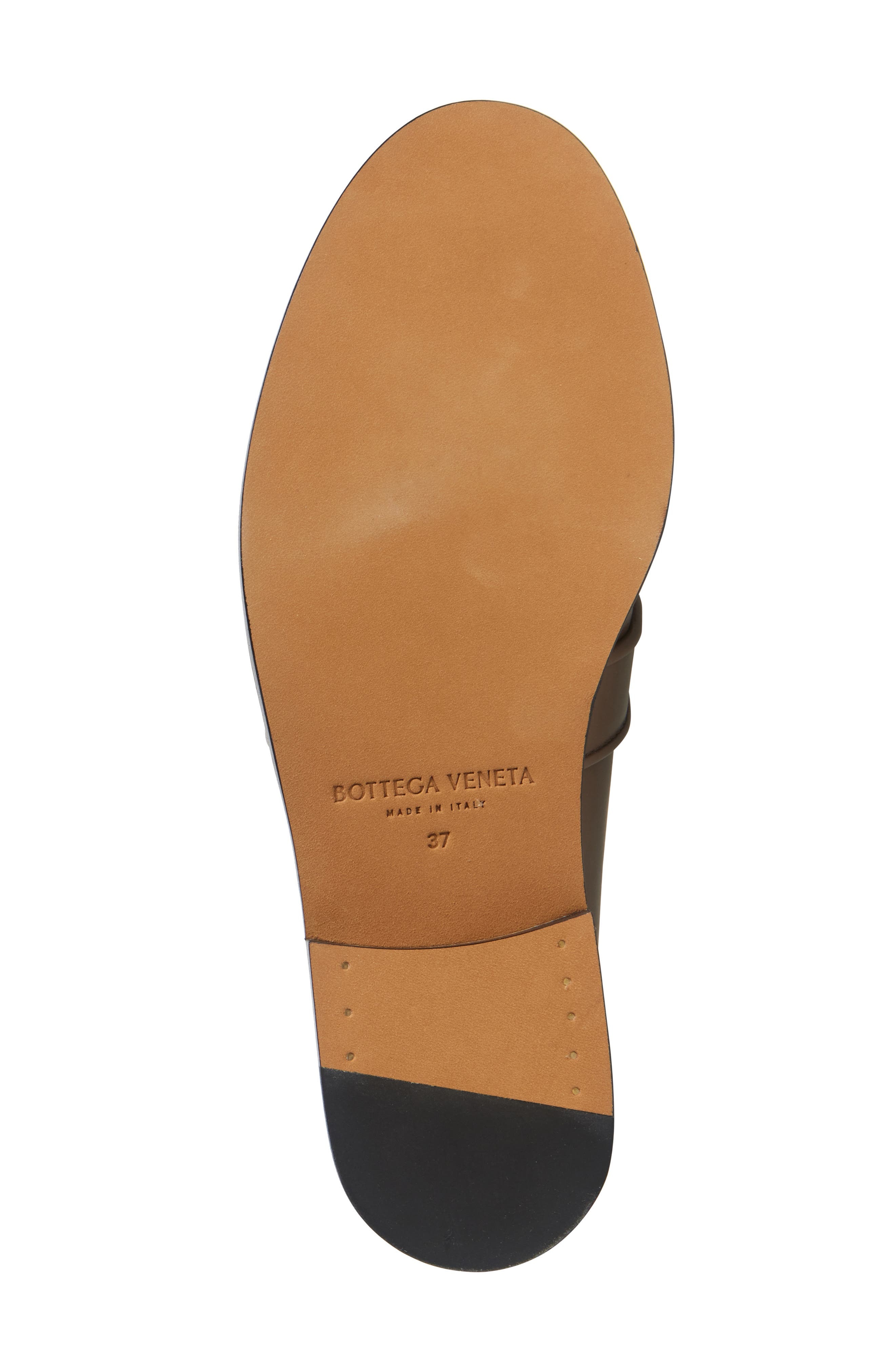 Bottega Veneta Astaire Knot Bit Loafer in 2354 Pinecone at Nordstrom - 5