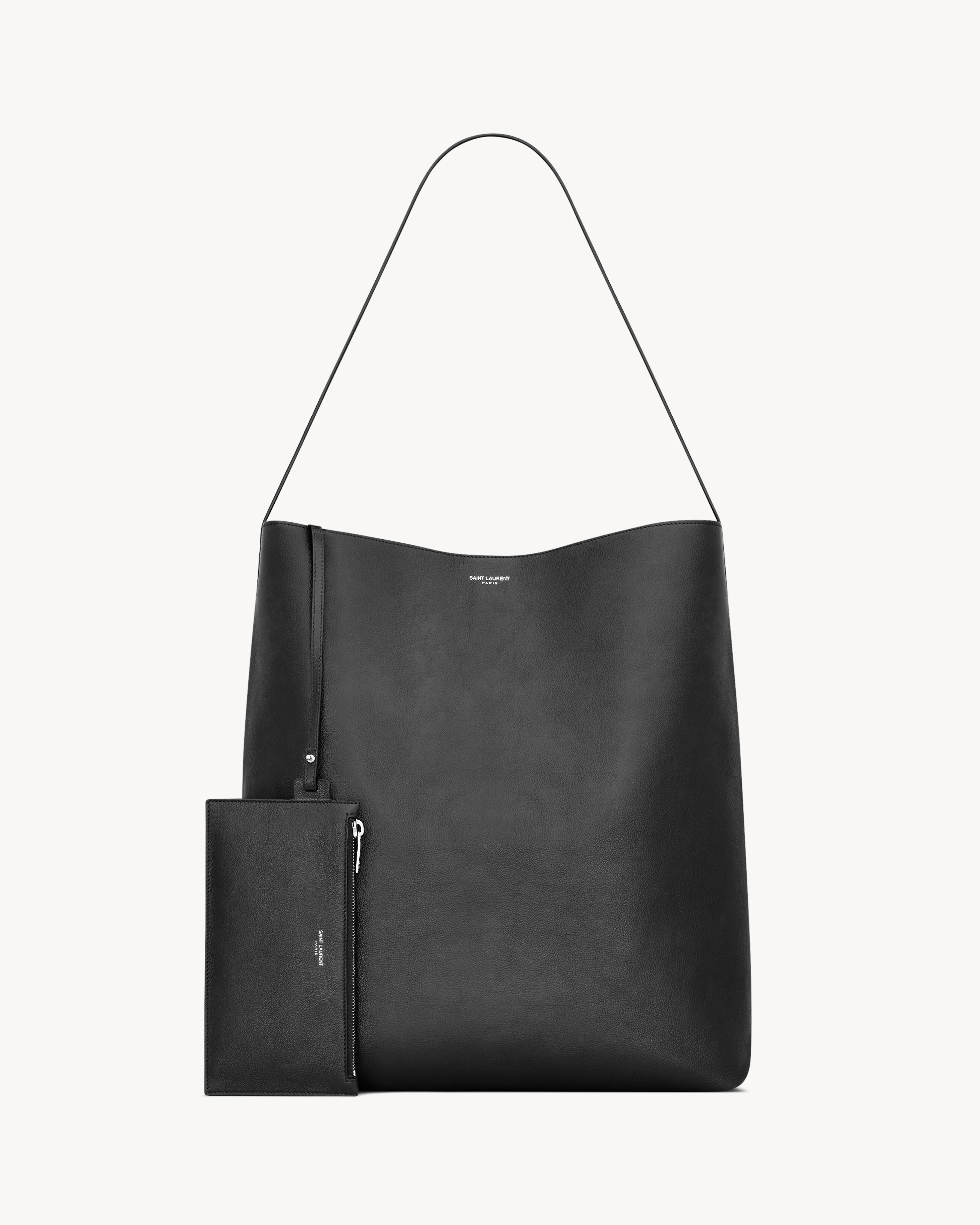 BOLD HOBO BAG IN LEATHER - 2