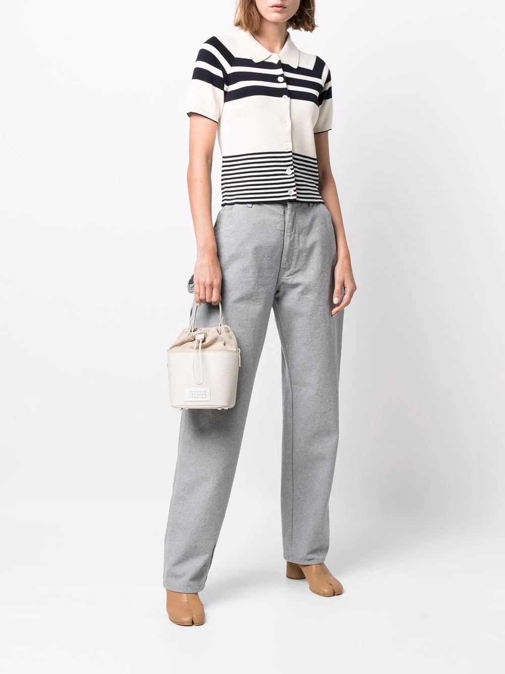 ハンドバッグ Maison Margiela 22FW Women's 5AC Numbering Logo Patch Bucket 3273476-new_thickbox.jpg