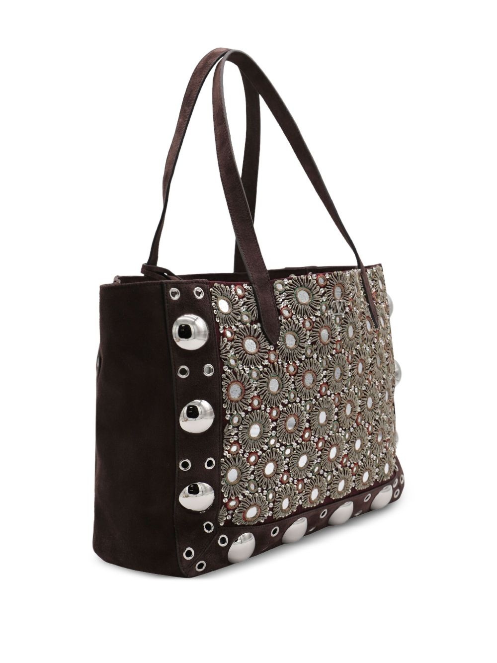 Nellcôte eyelet-embellished tote bag - 3