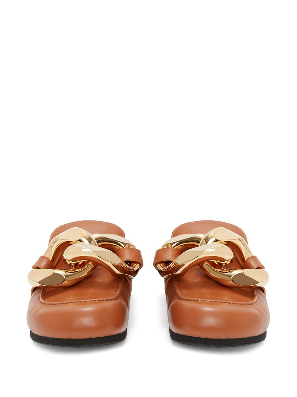 Chain loafer mules - 4
