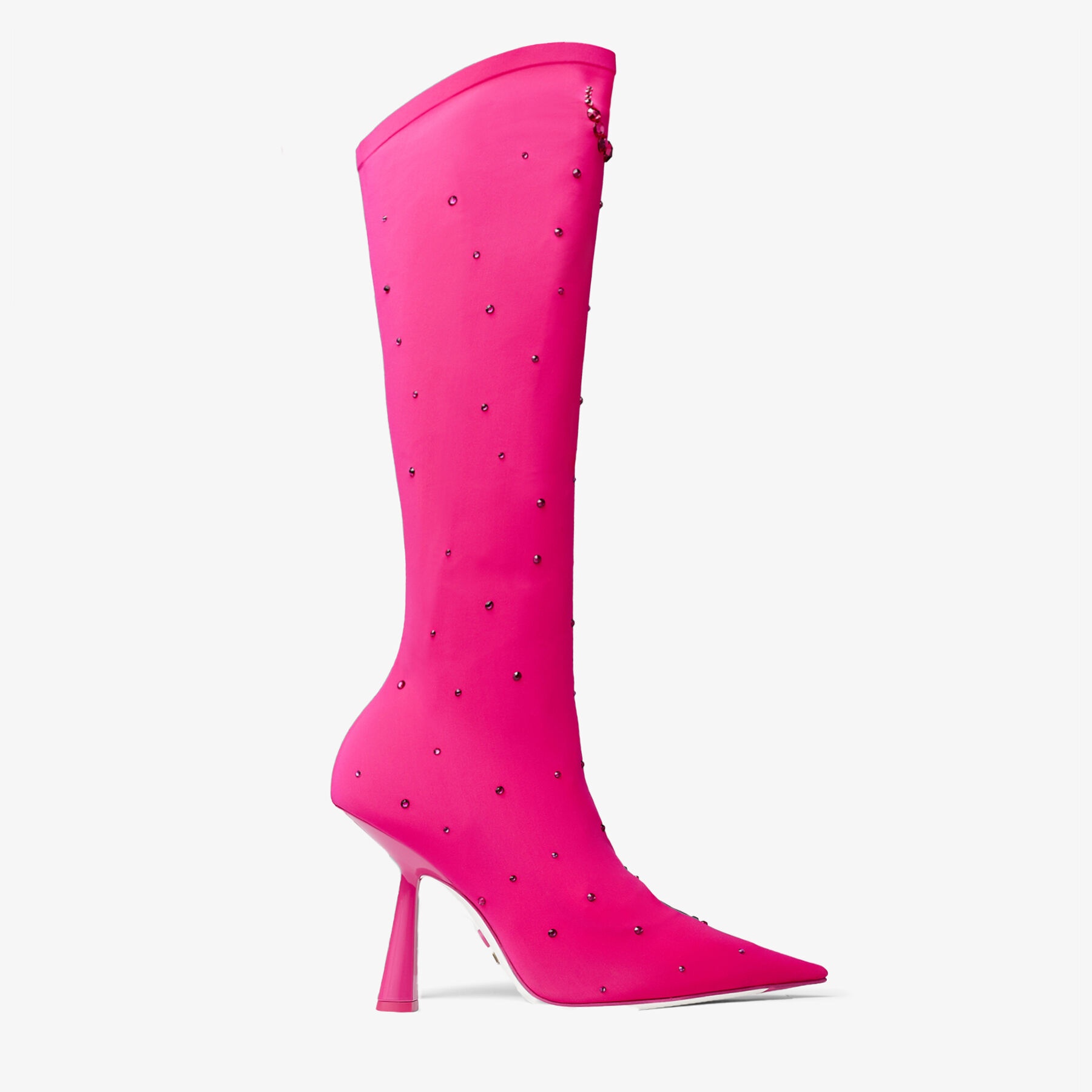Sailor Moon Boot 100
Pink Stretch Jersey Knee-High Boots with Swarovski Crystals - 1