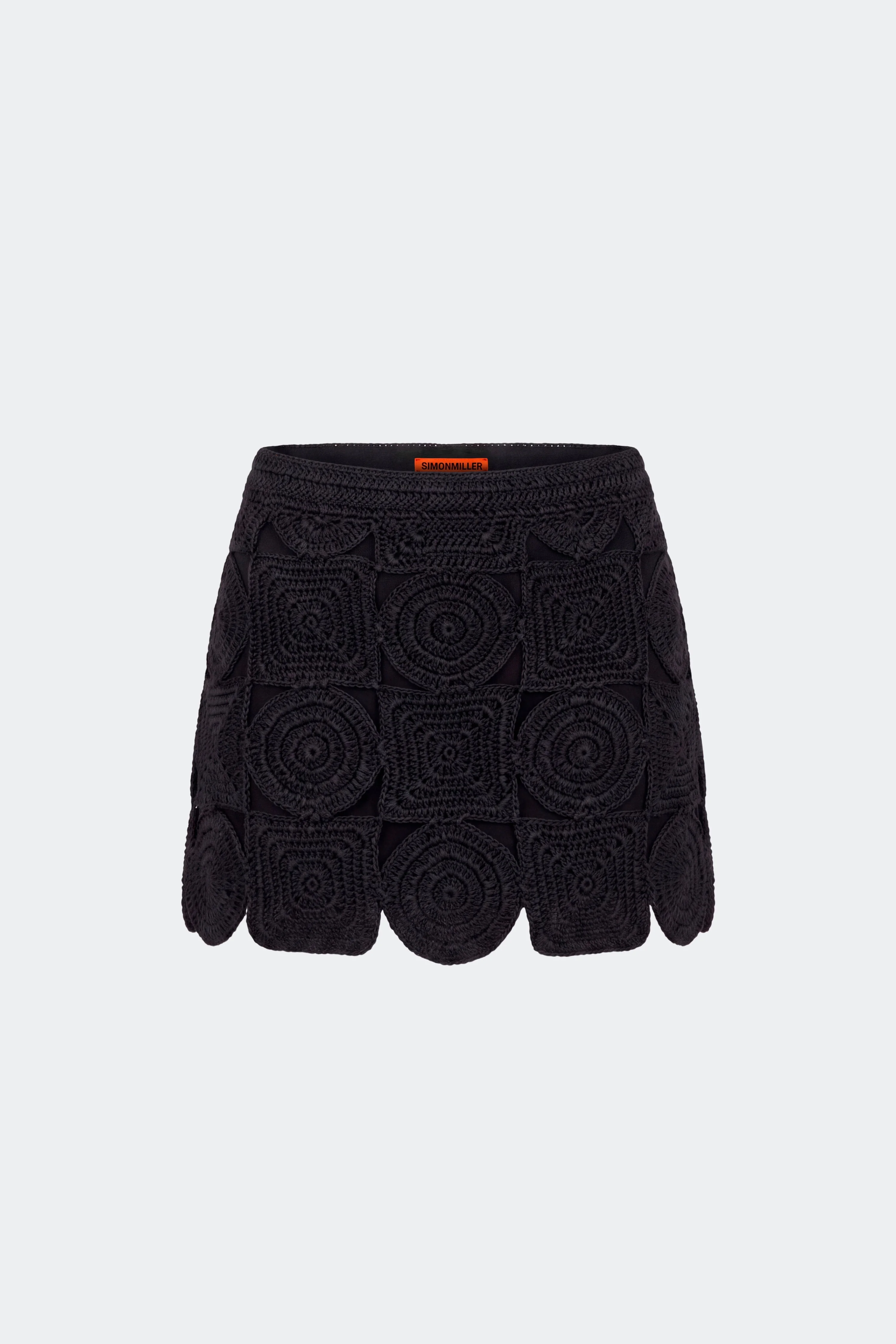 Beep Beep Mini Skirt In Black Multi-Shape - 1