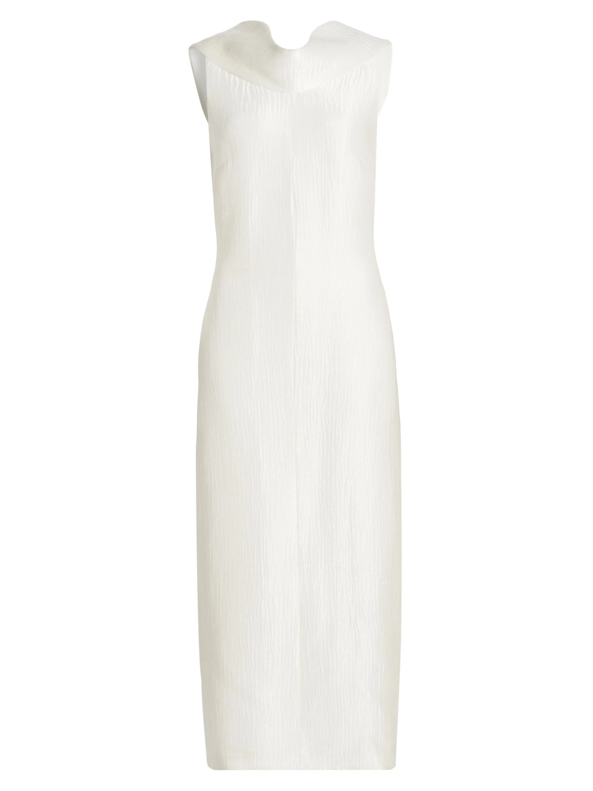 Women's The Blair Silk Sheath Midi-Dress - Pearl - 1