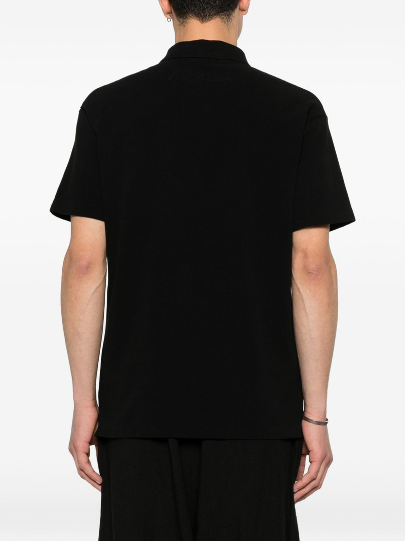 point-collar polo shirt 4