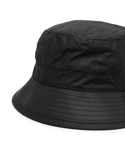 Barbour stitch detail bucket hat outlook