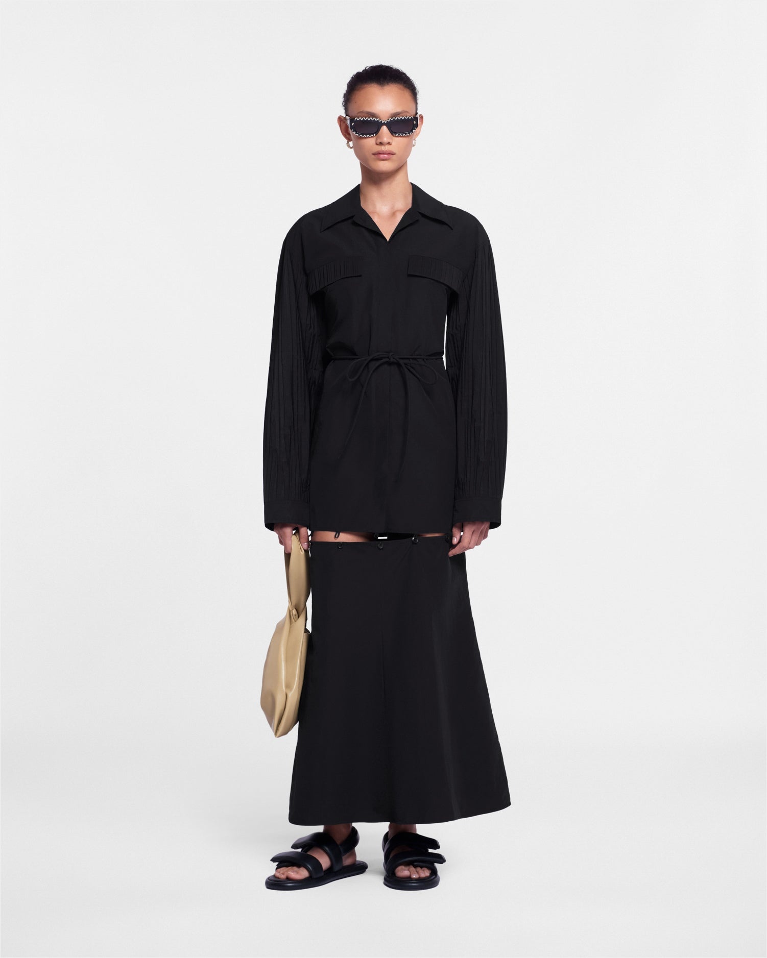Tech Poplin Midi Dress - 1