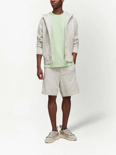 Y-3 zip-up cotton hoodie outlook