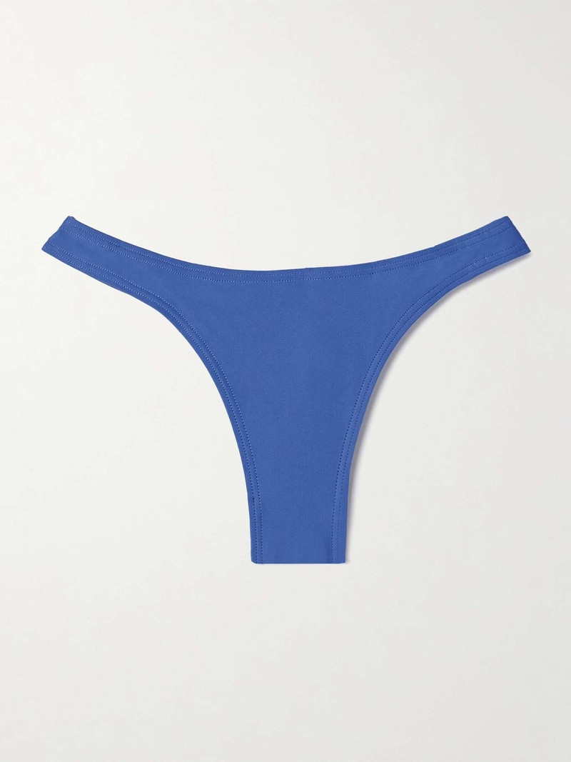 The Nineties floral-print bikini briefs Cobalt blue - 1