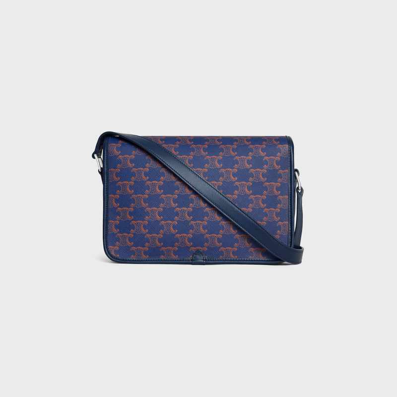 SMALL FOLCO MESSENGER IN Triomphe Canvas and calfskin 3