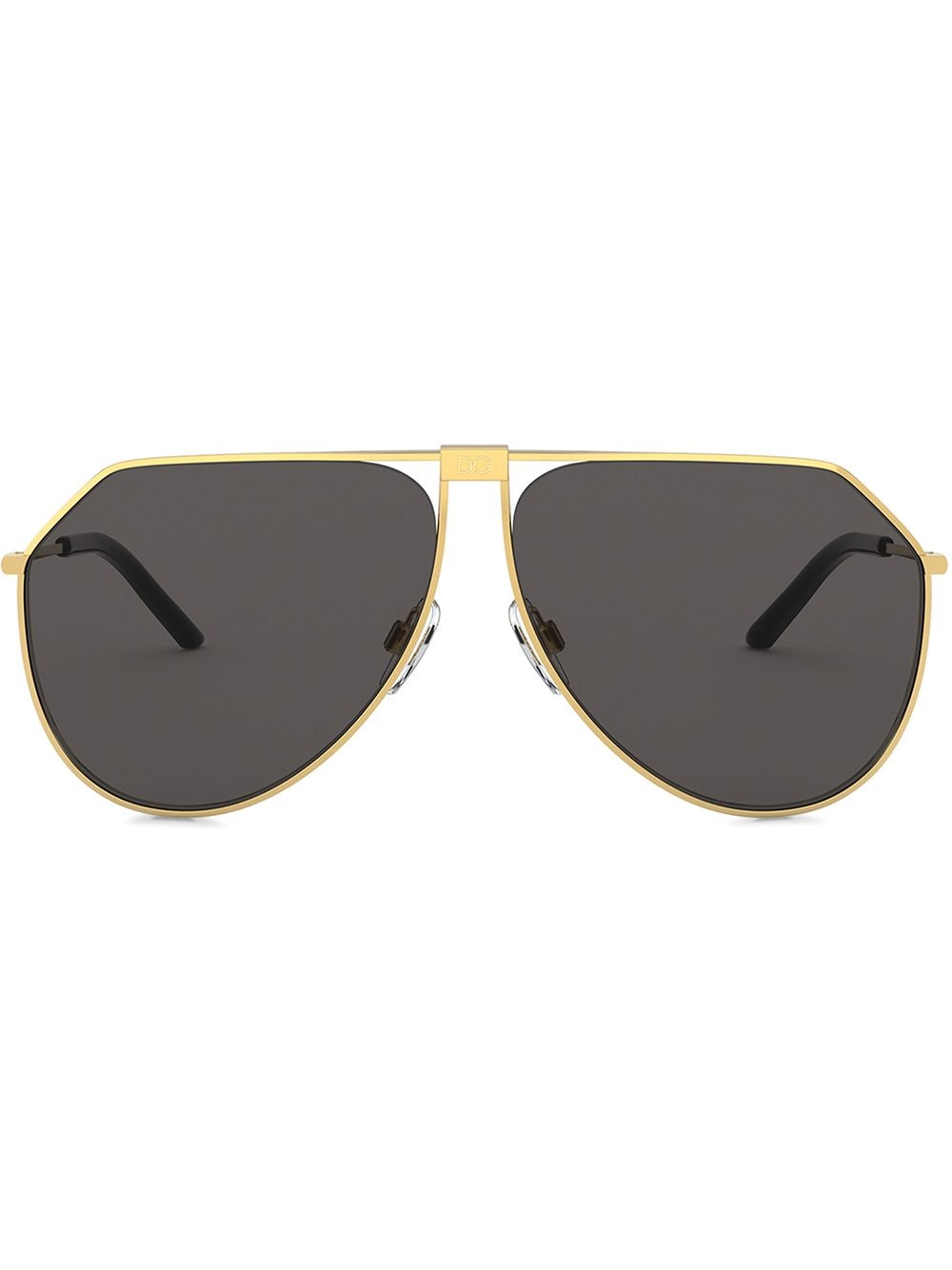 Slim aviator-frame sunglasses - 1