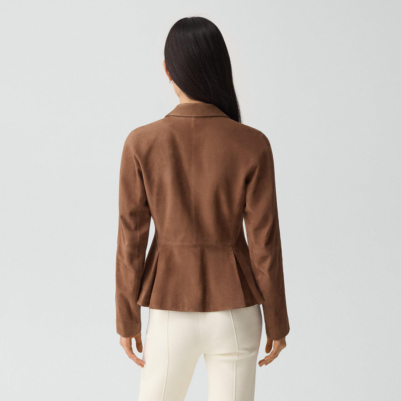 Fitted Blazer in Suede 4