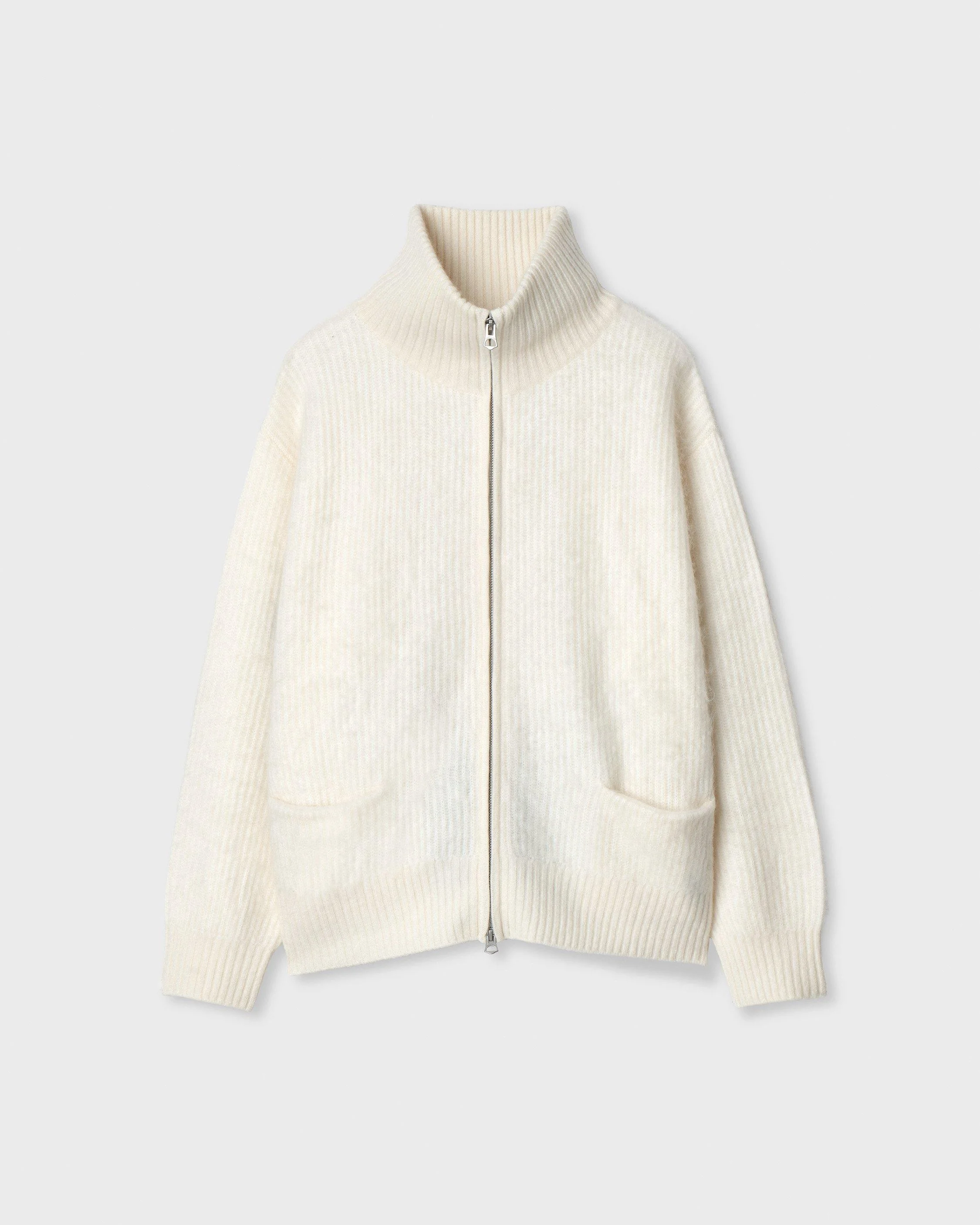 Jada Brushed Cashmere Full-Zip - 1