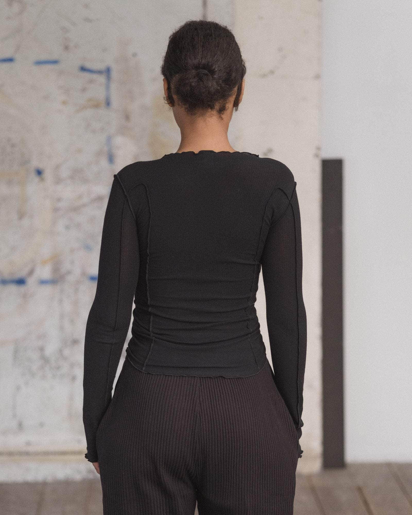 Pack - 2 Omato Long Sleeve Tee - Fine Organic Cotton Rib - 5
