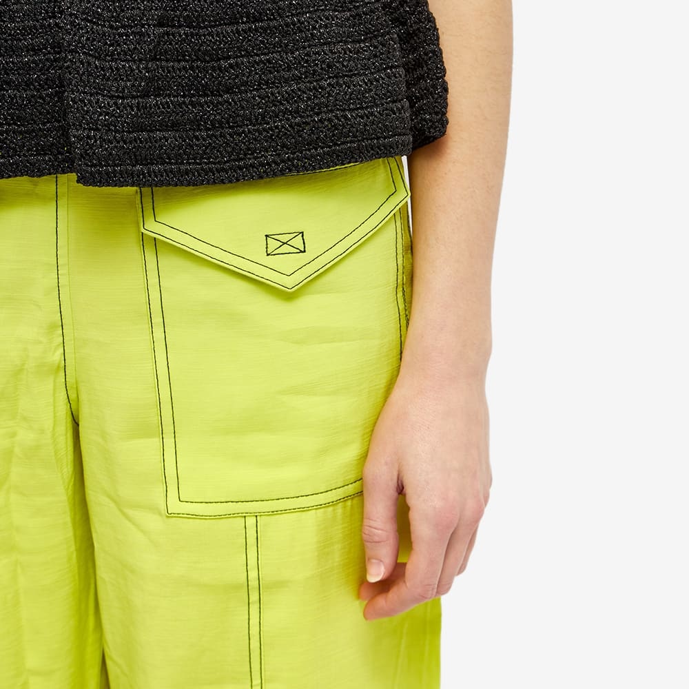 GANNI High Waist Cargo Pocket Pant - 5