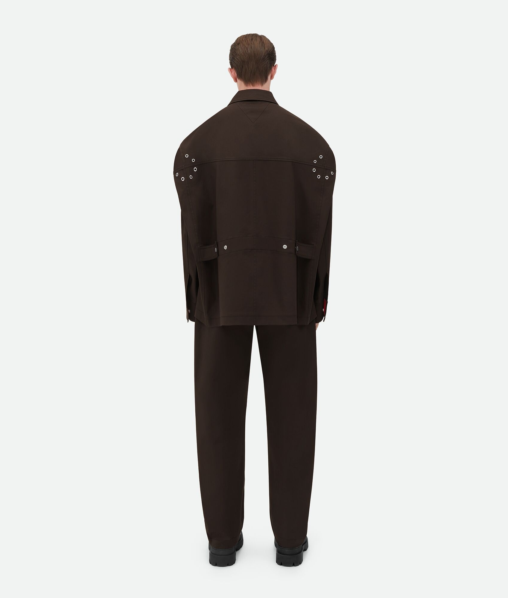 Bicolor Stretch Cotton Parka - 3