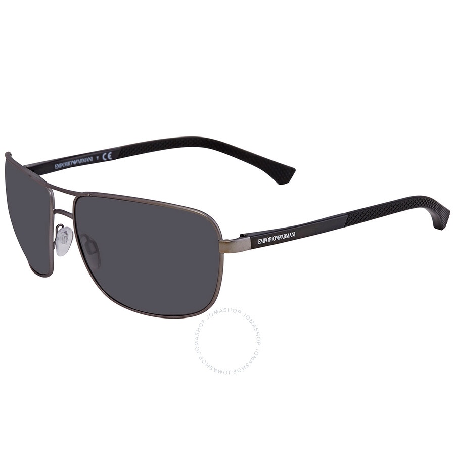 Emporio Armani Grey Navigator Men's Sunglasses EA2033 313087 64 - 2