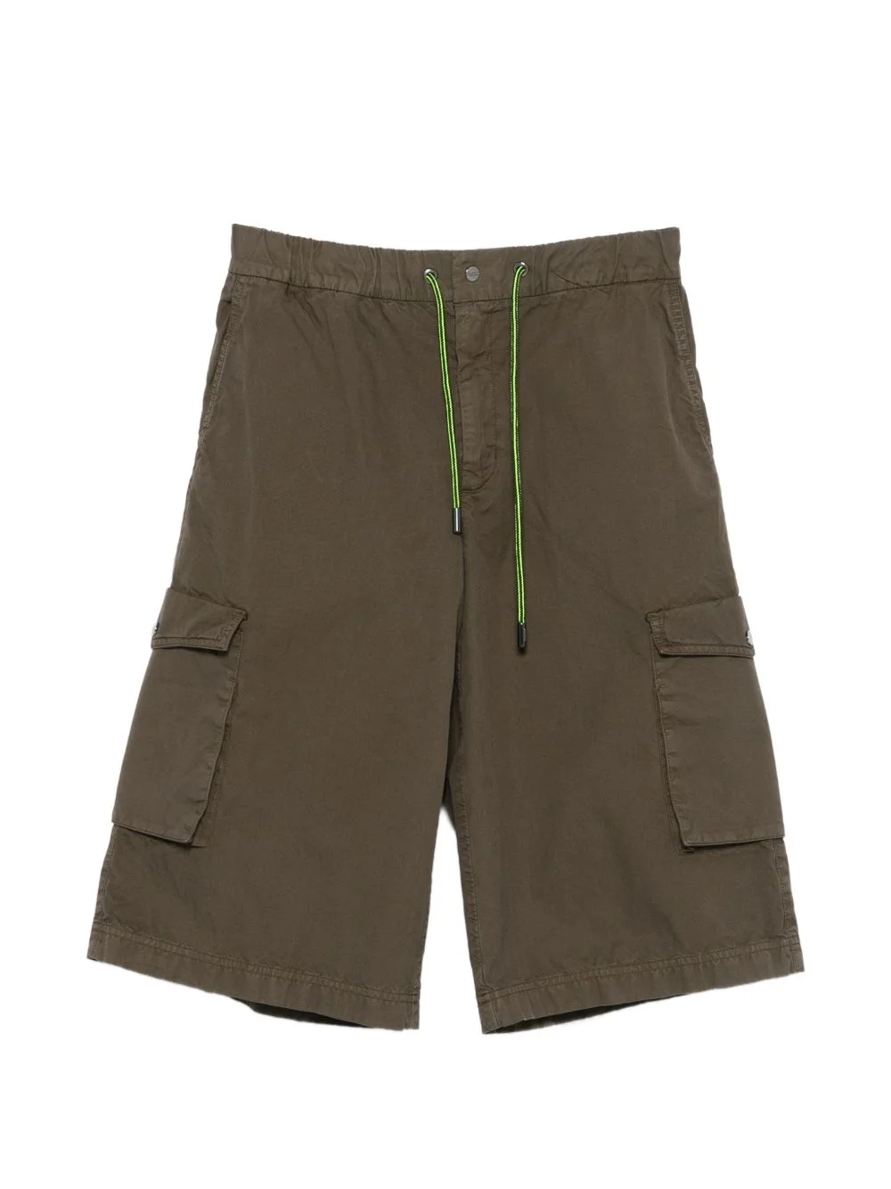 drawstring-fastening cargo shorts - 1