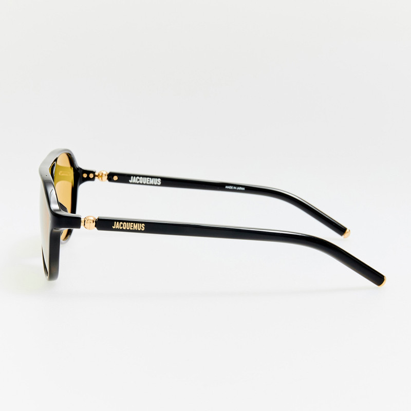 Pastro Sunglasses in Black and Yellow 4