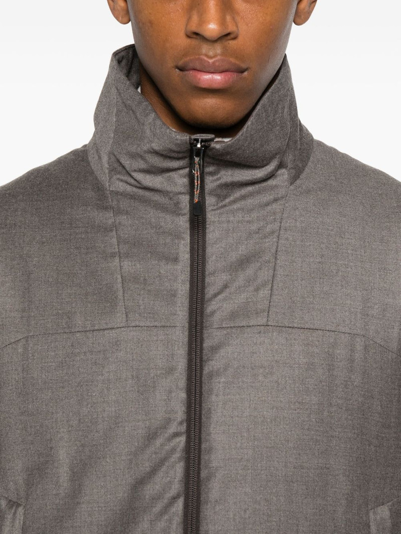 zip-front panelled jacket 5