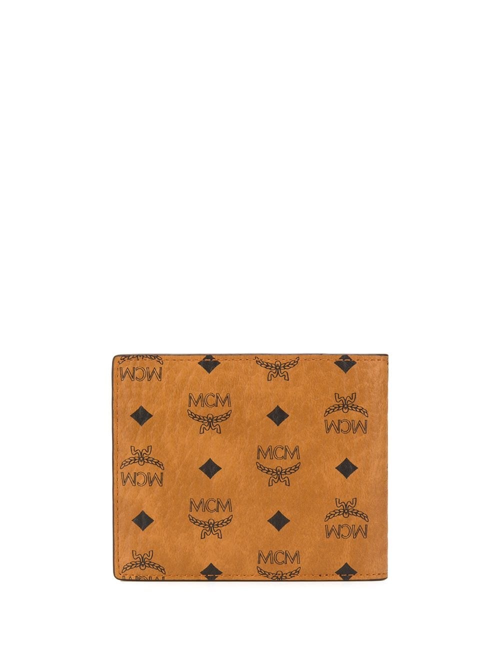 small monogram-print bi-fold wallet - 2