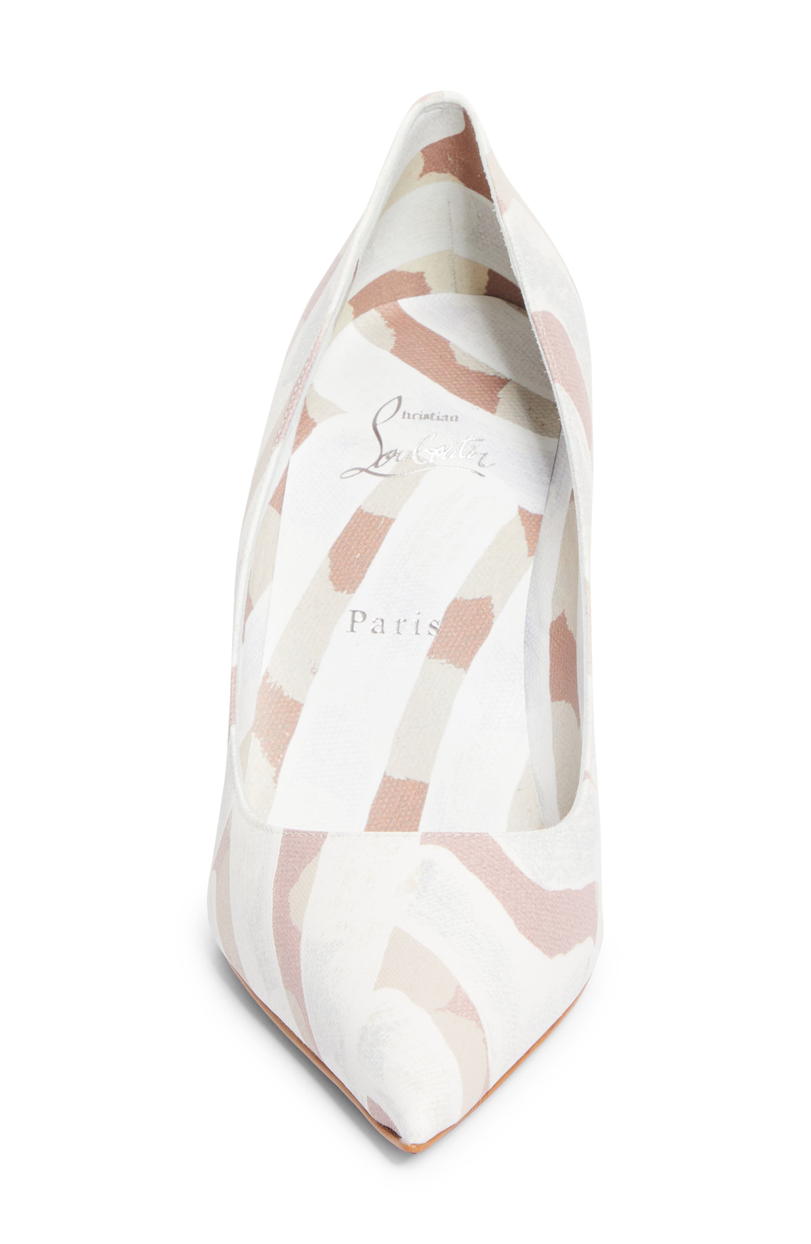 Christian Louboutin Miss Z Pointed Toe Pump in Multi Leche at Nordstrom - 4