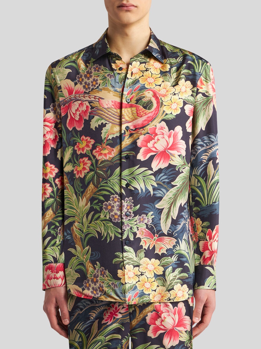 PRINTED SILK SHIRT - 2