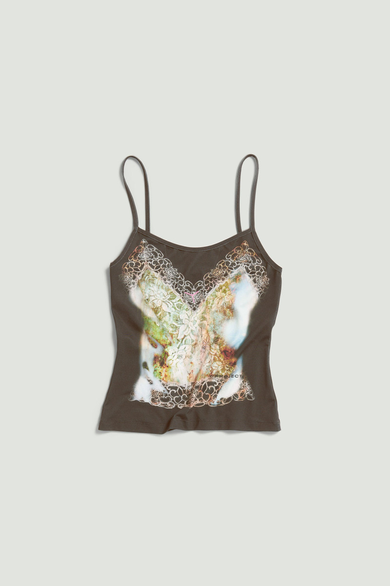 LACE PRINT TANK TOP 1