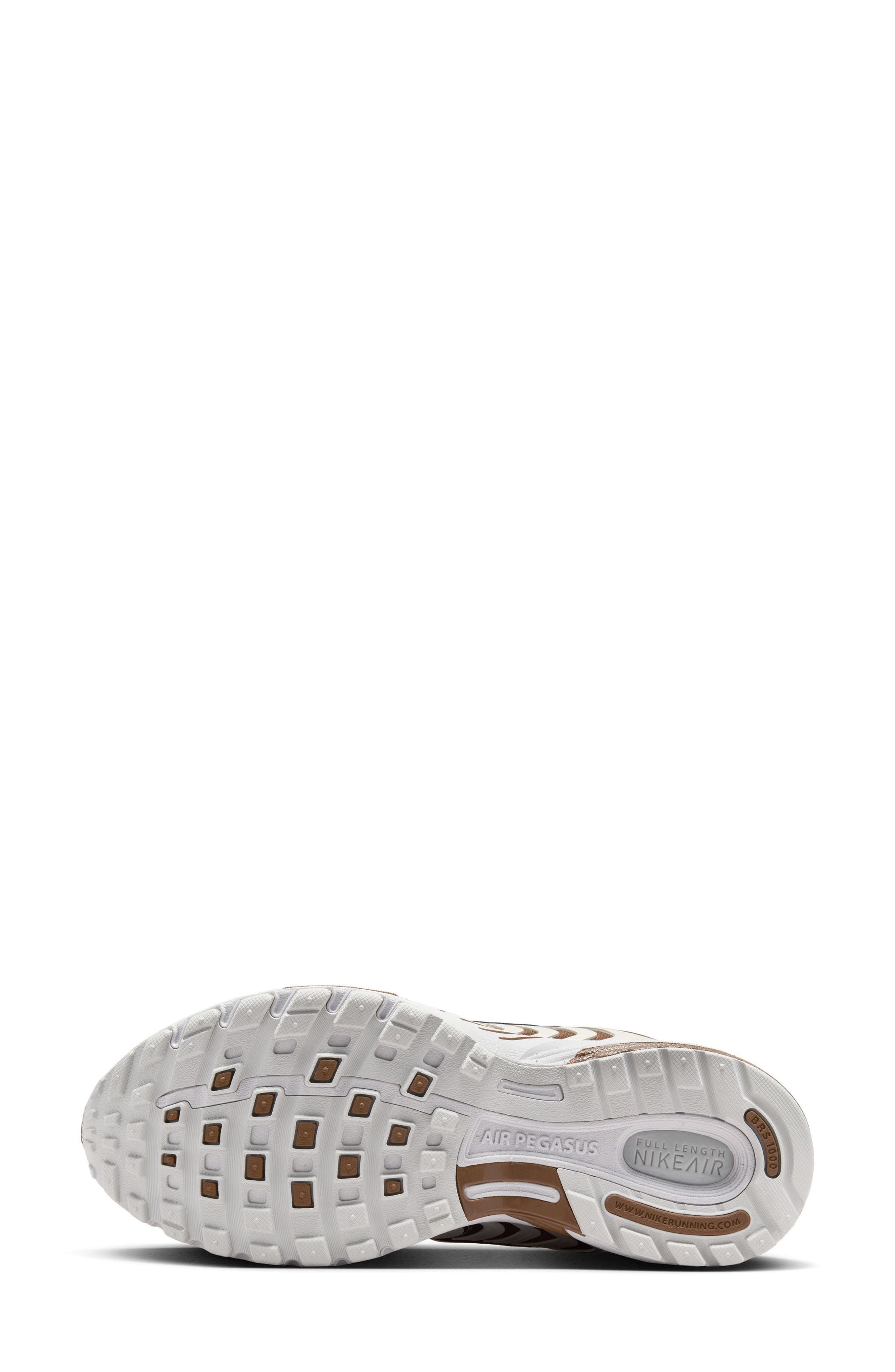 Nike Air Pegasus 2005 Sneaker in White/White/Fauna Brown at Nordstrom - 4