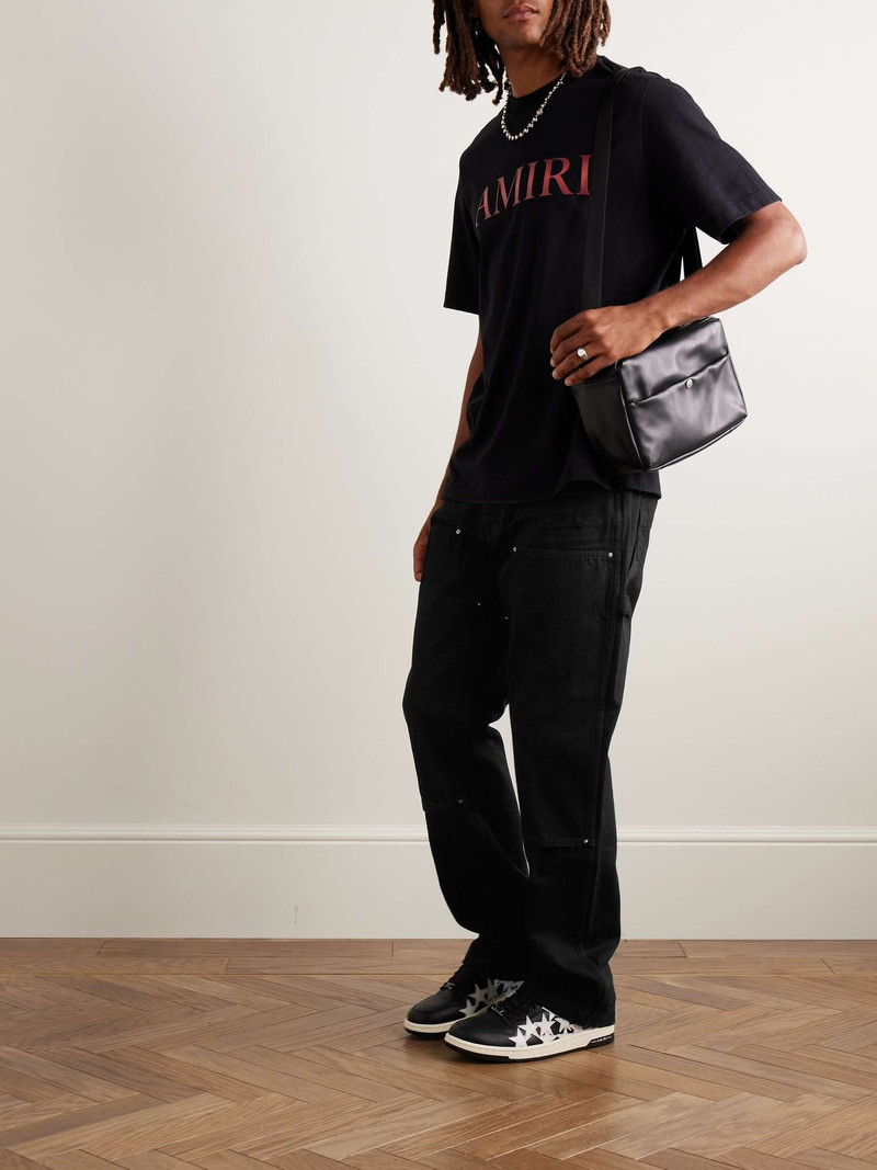 AMIRI Carpenter Straight-Leg Distressed Panelled Jeans outlook