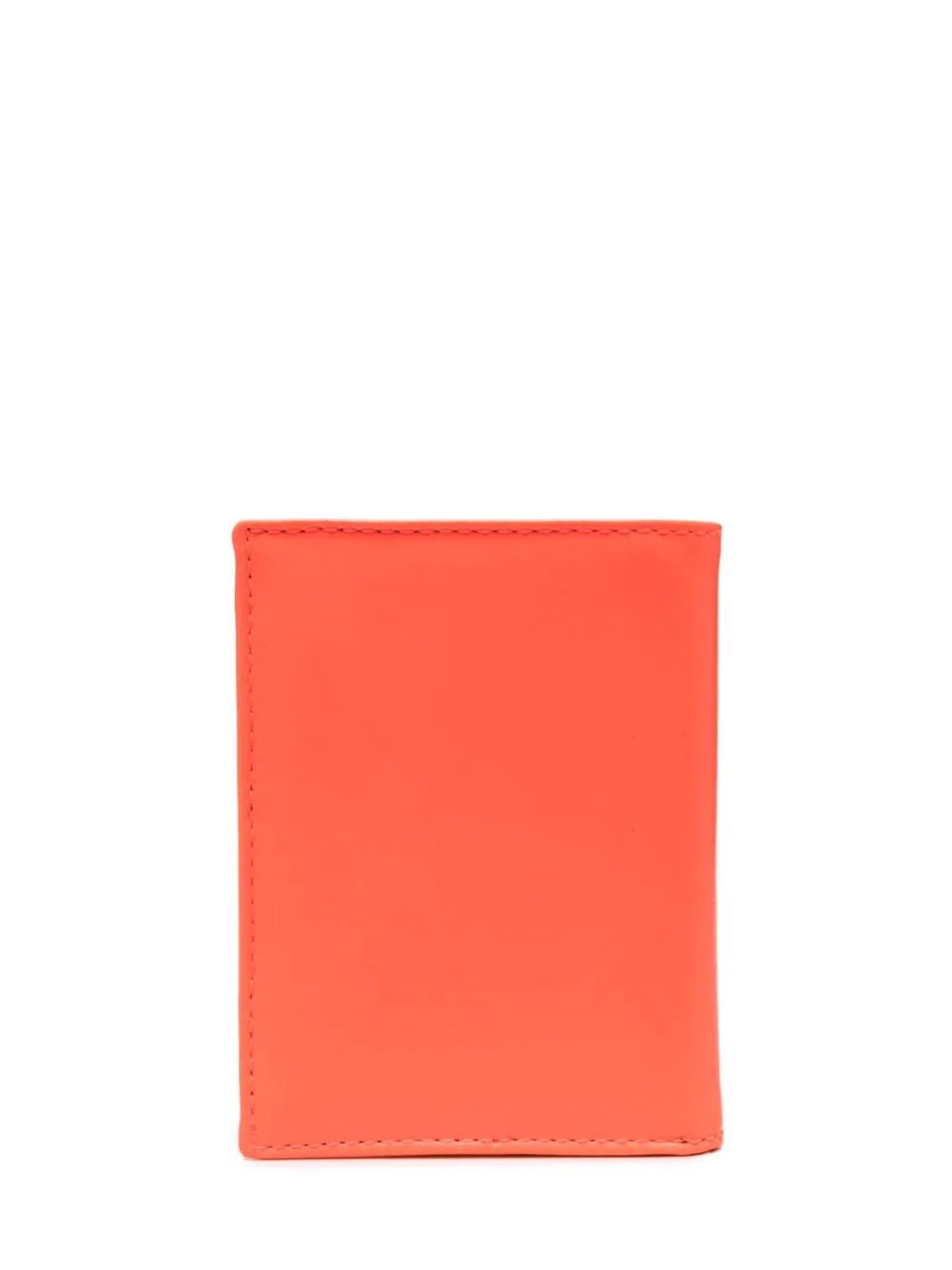 Super Fluorescent bi-fold mini leather wallet - 2