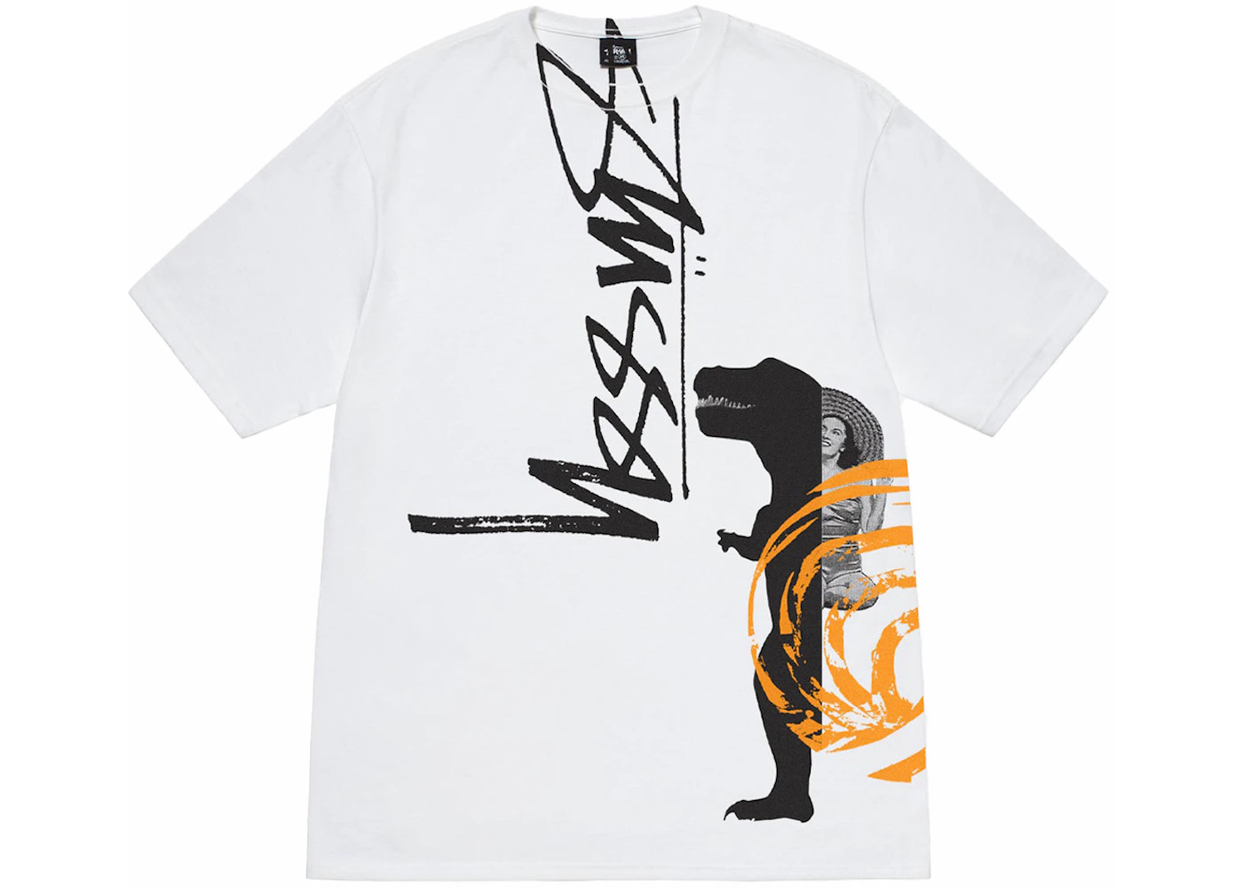 Stussy David Carson Dino Tee White - 2