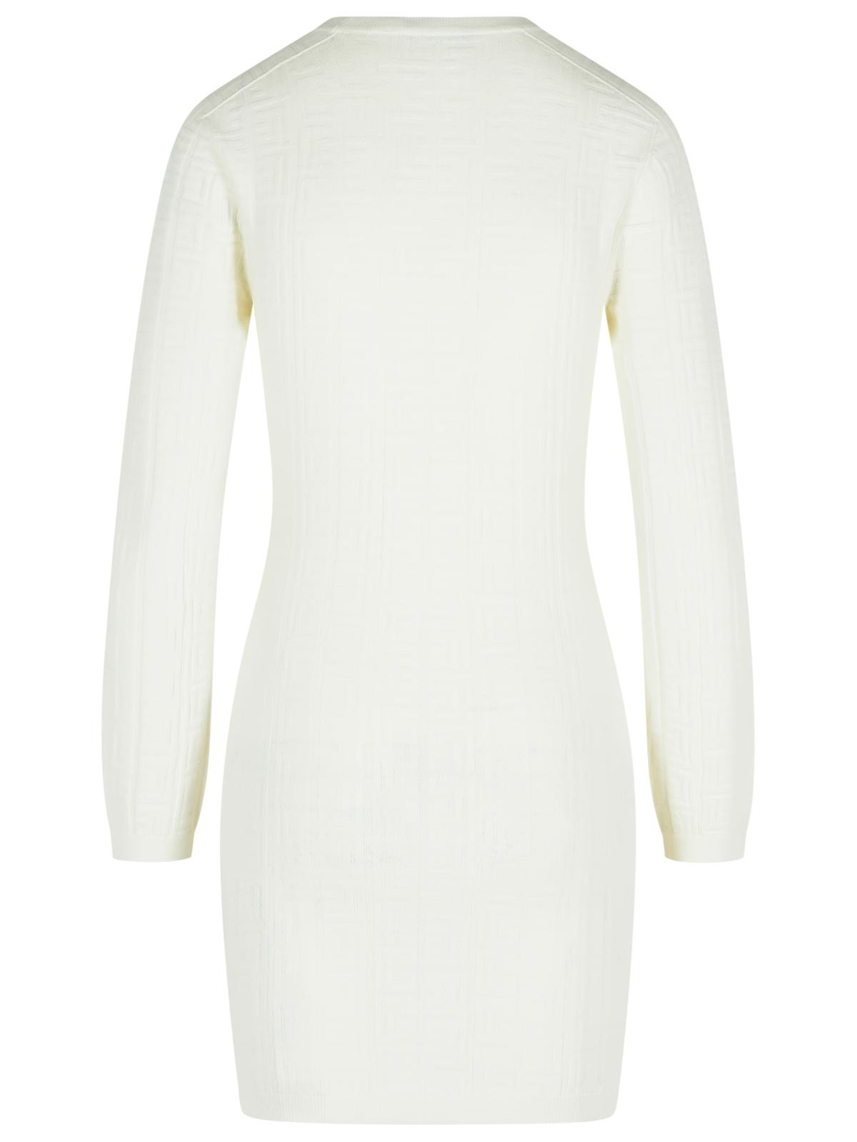 Balmain White Viscose Blend Dress Women - 3