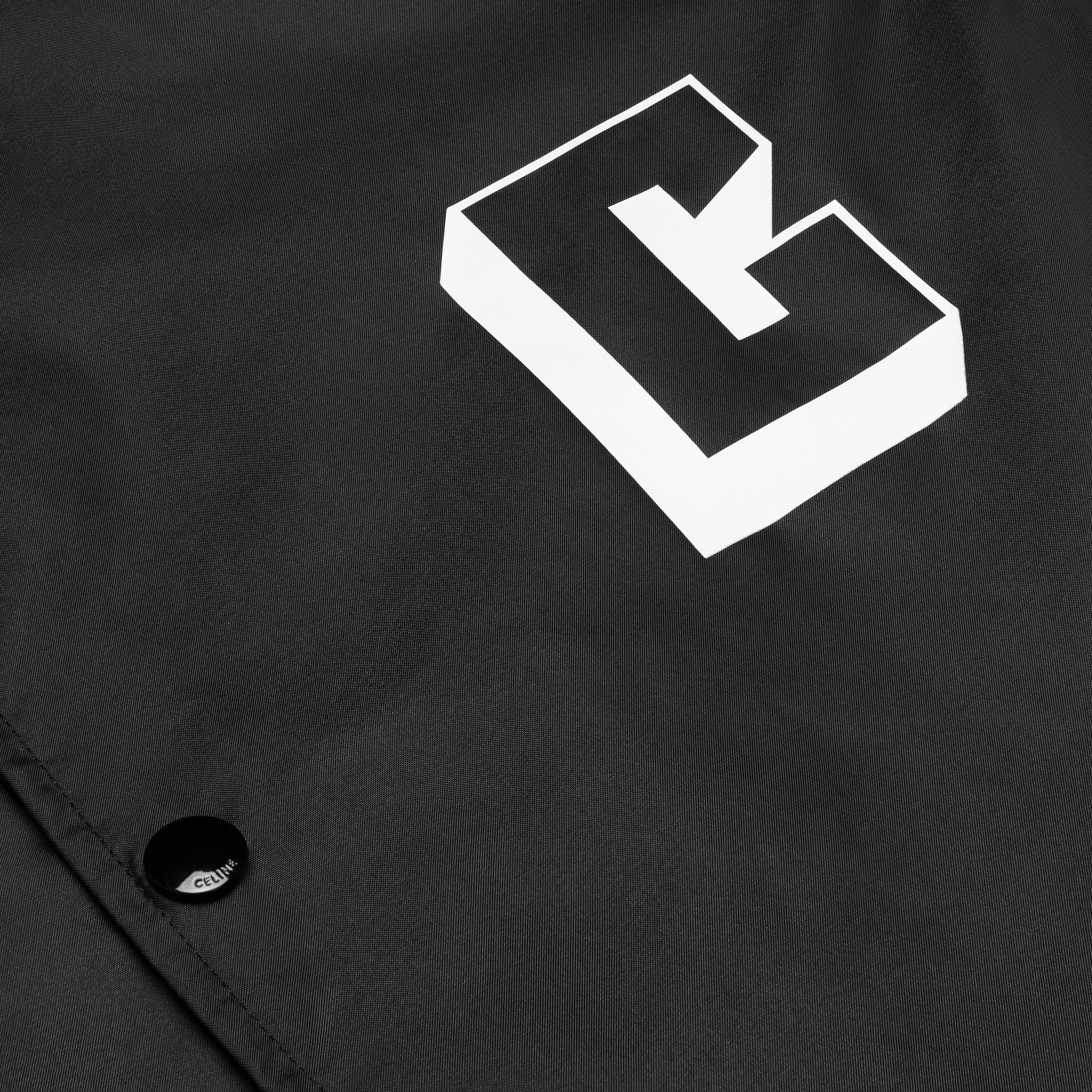 celine coach jacket in lightweight nylon - 5