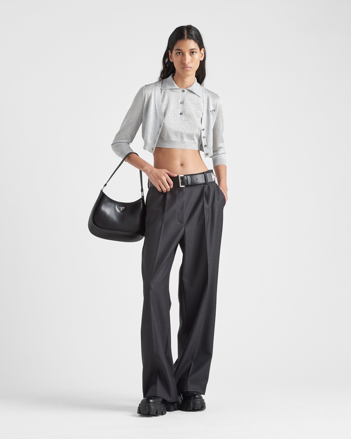 Lurex crop top - 2