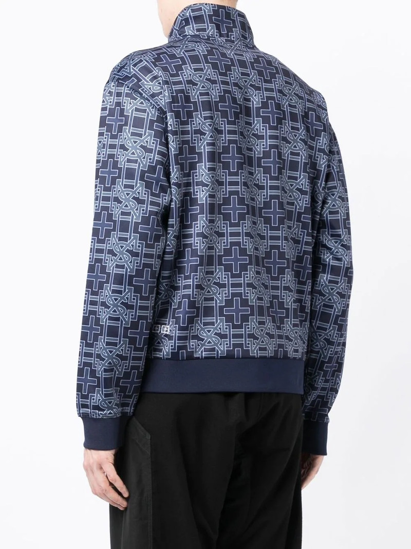 monogram zip-up 스포츠 재킷 4