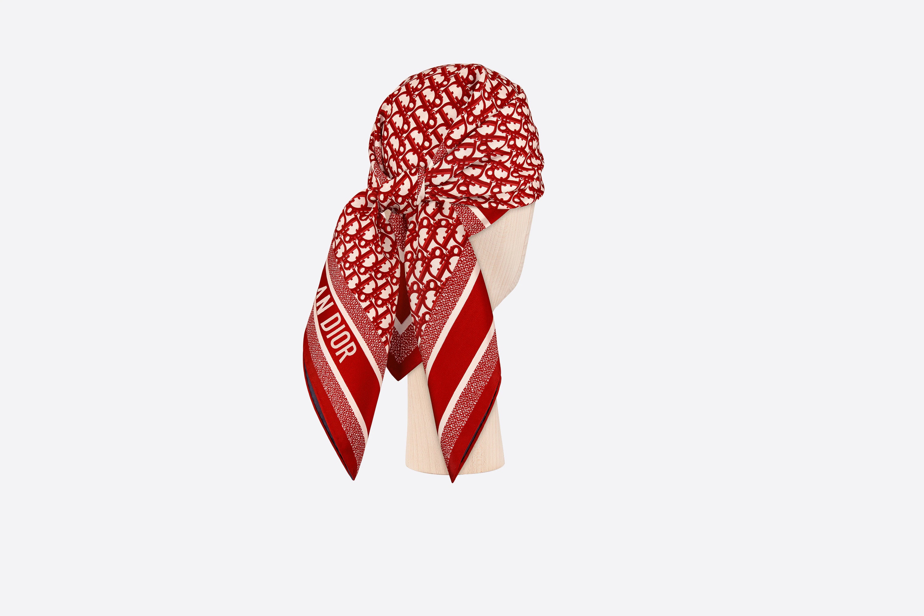 Dior Oblique Diortwin Square Scarf - 4