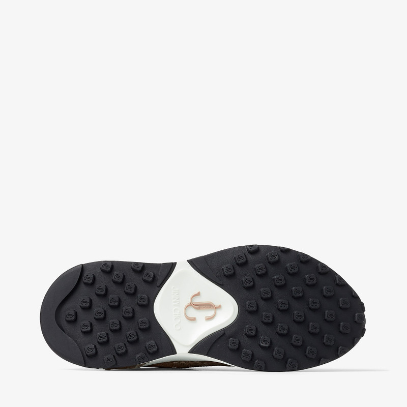 Memphis Lace Up/F
Stone Leather and Fishnet Mesh Low-Top Trainers 5