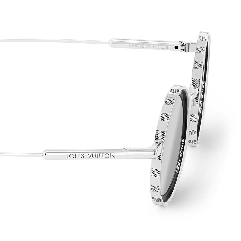 LV Super Vision Metal Round Sunglasses 4