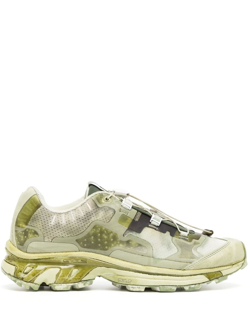 logo-patch panelled-design sneakers 1