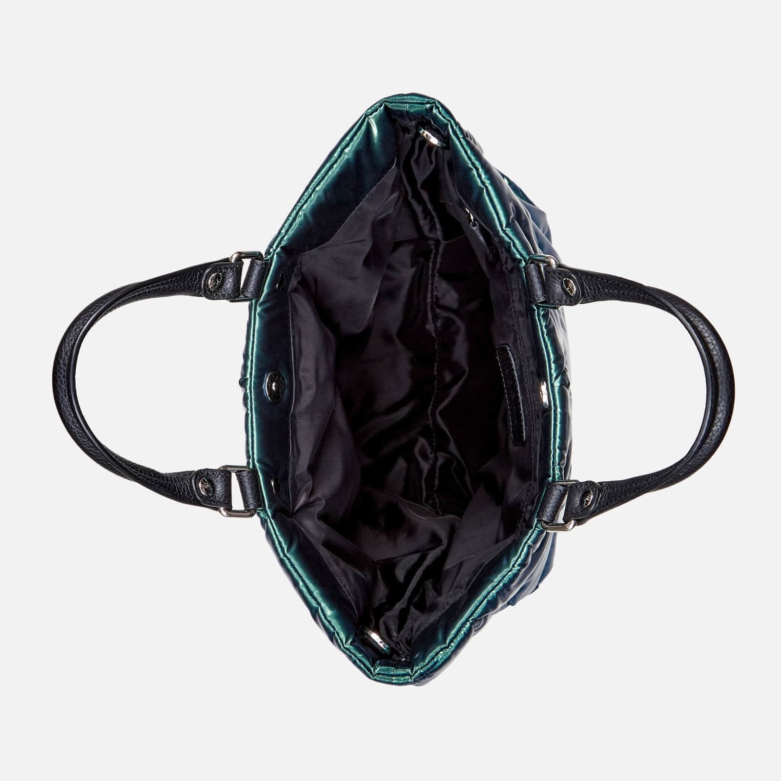 Quilted Shopping Bag Green 6
