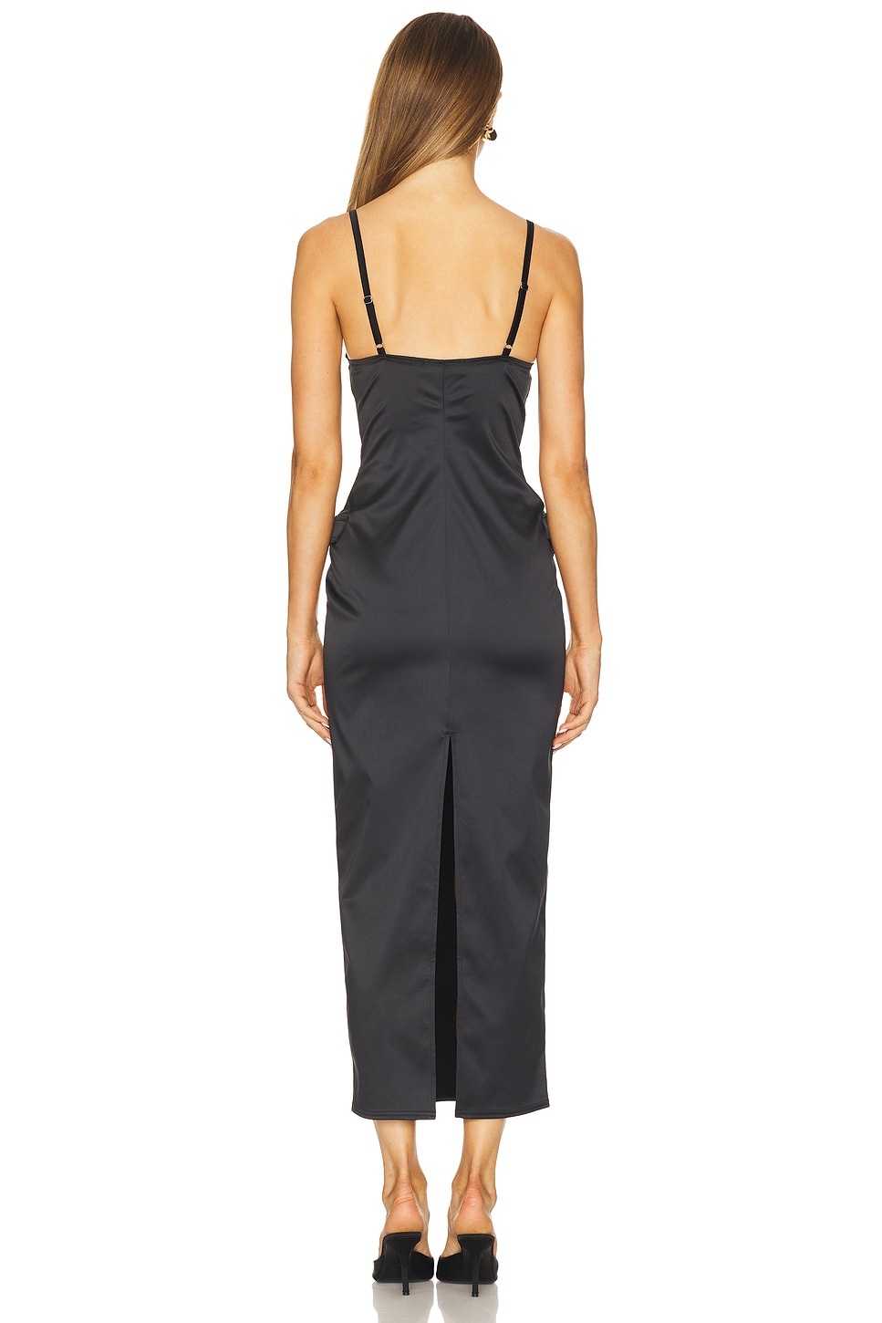 U-plunge Maxi Dress - 3
