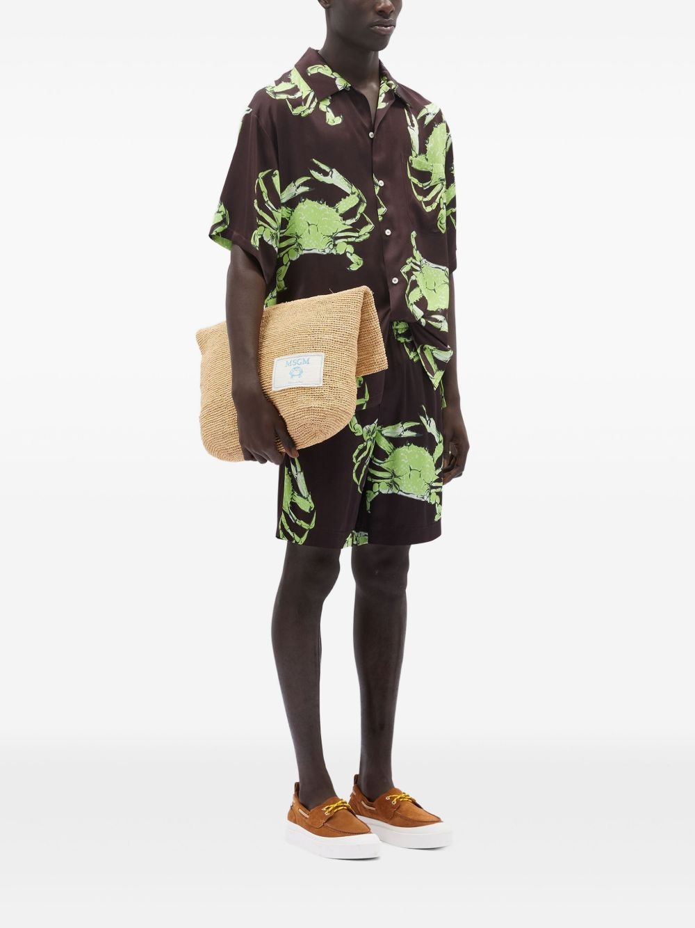 graphic-print shorts - 3