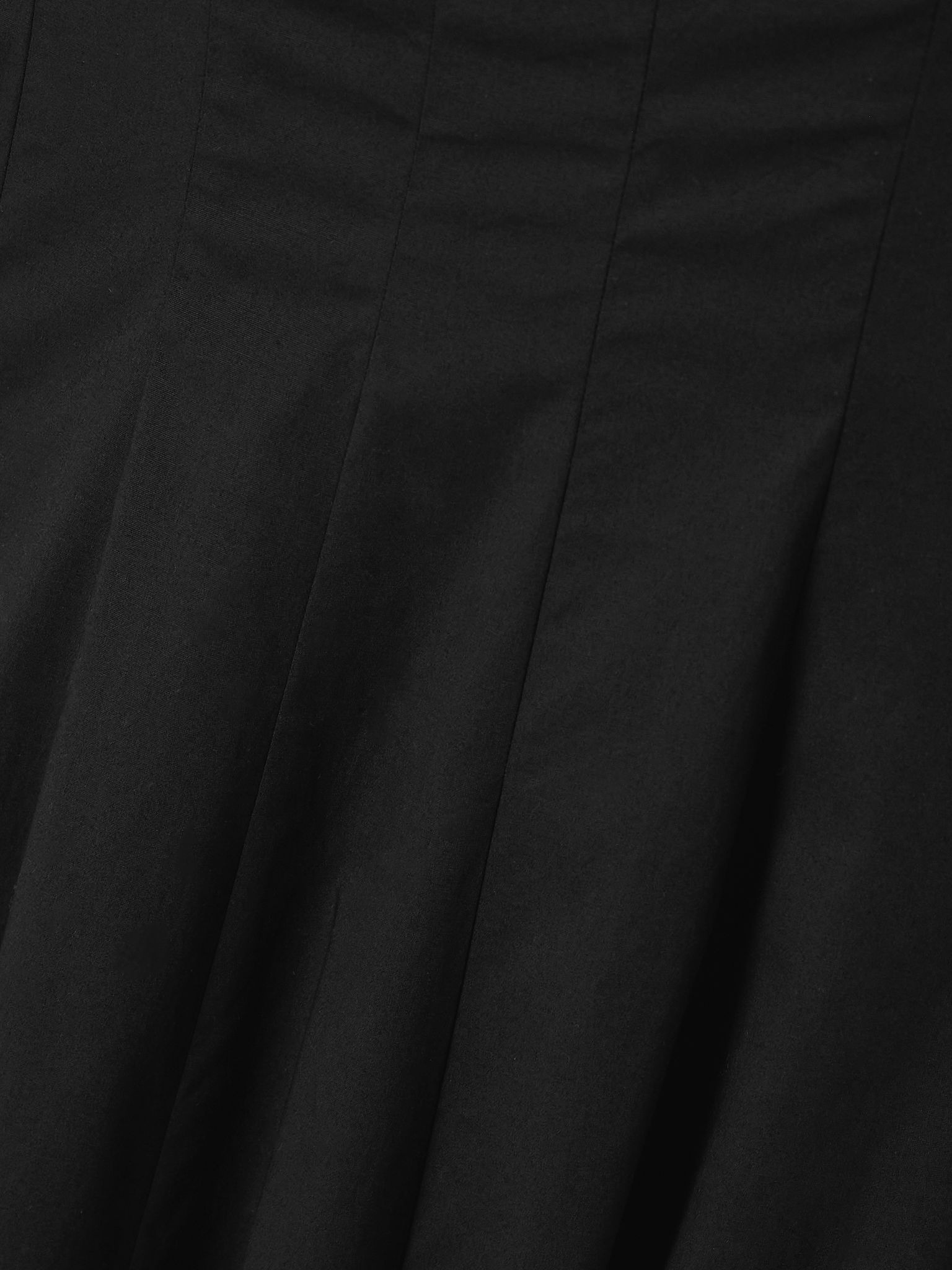 Wylie cotton-blend poplin maxi dress Black - 4