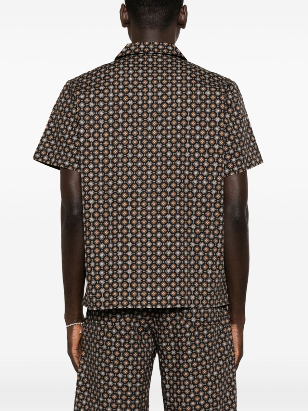 Lloyd geometric-pattern shirt - 4