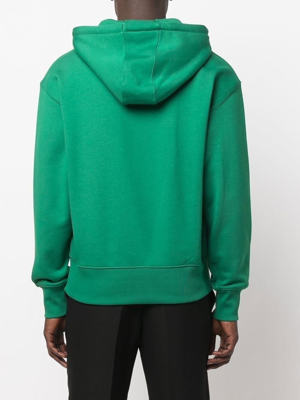 x AMI embroidered-logo hoodie - 7