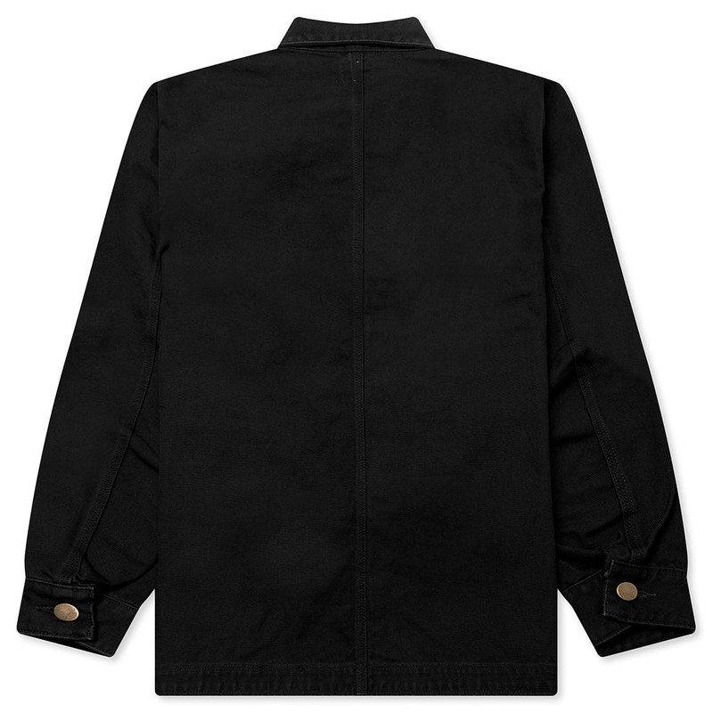 South2 West8 COTTON CANVAS COVERALL - BLACK outlook