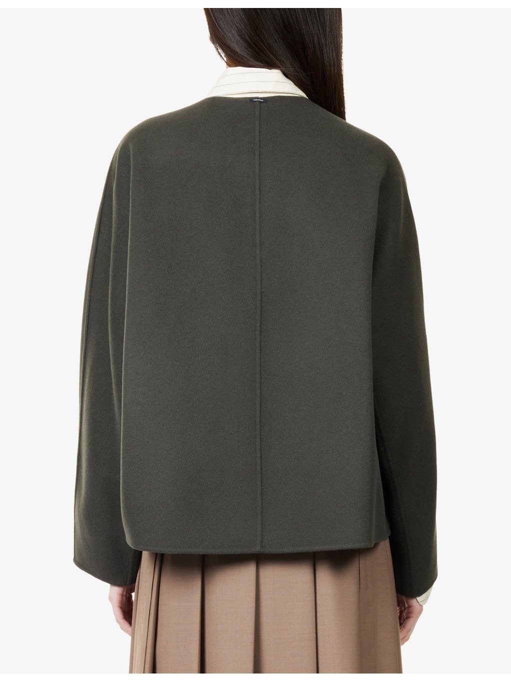 Kate Long-Sleeve Wool Jacket - 4